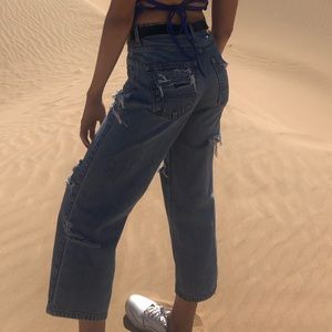 S/M Levi revamped jeans (size not marked)